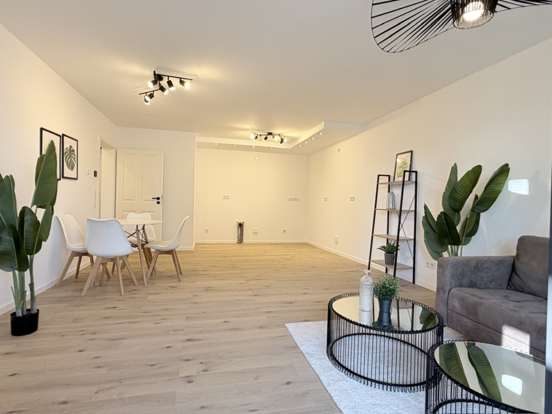 Wohnbereich eingerichtet